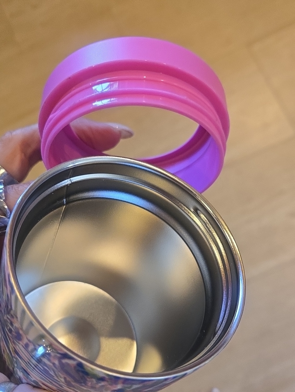 Lilly Pulitzer Blue Ibiza Can Tumbler - Picture 6 of 6